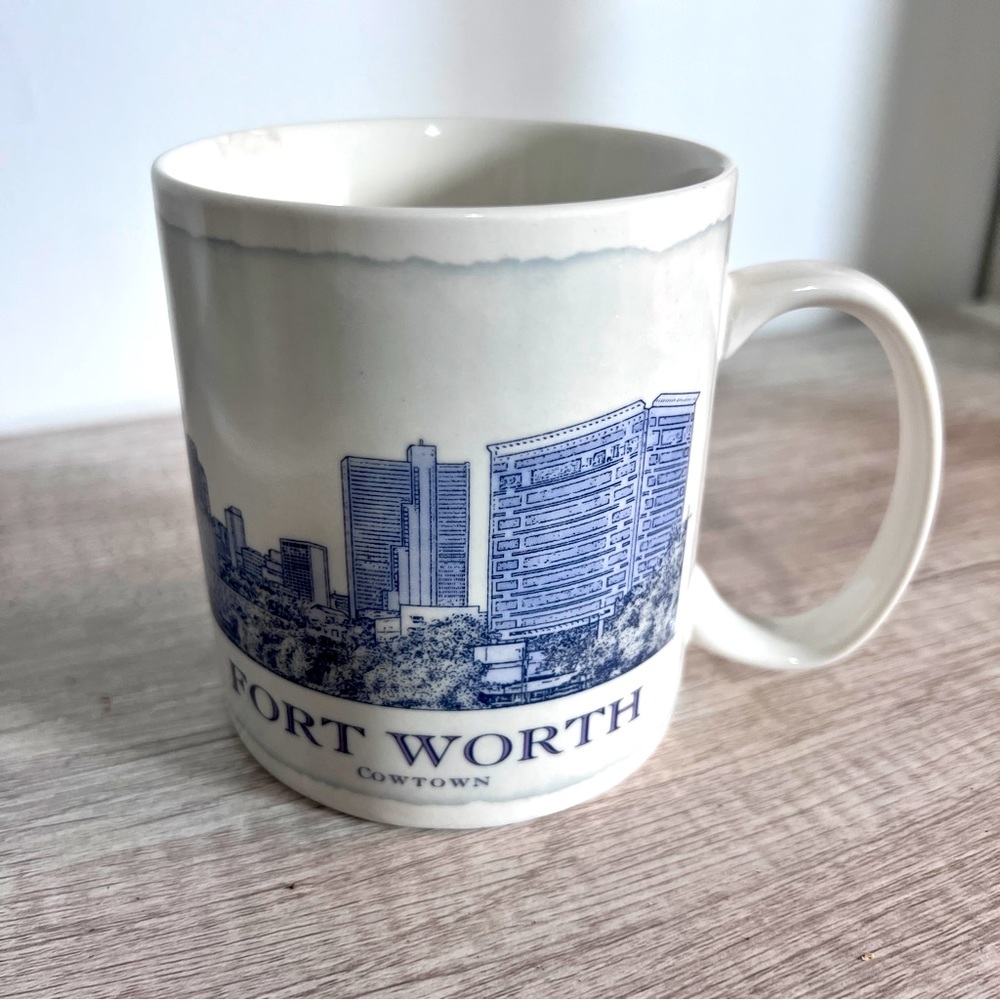 Vintage Starbucks Coffee Mug Coffee Cup   Fort Worth edition